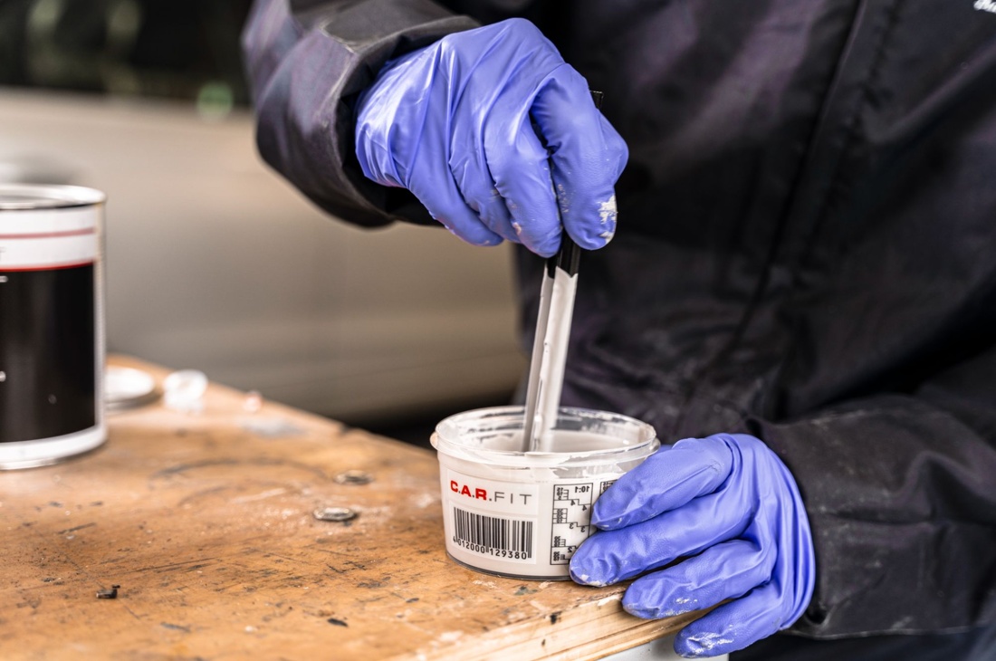 Nanášanie základových farieb