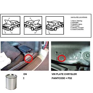 Chrysler PLB COPPERHEAD ORANGE Pištoľ na autolak