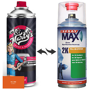 Farba v spreji RAL 2000