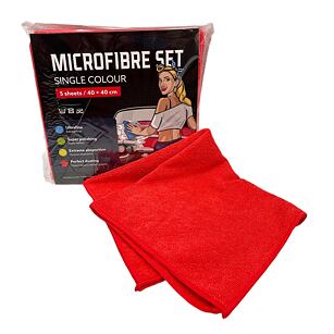 Uterák z mikrovlákna Marty´s 260GSM 40x40cm červený 1ks