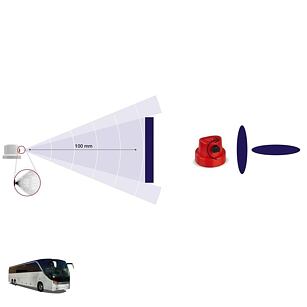 Setra BUS EA 54989 MITTELBLAU farba na autá v spreji