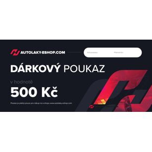 Darčeková poukážka 500 CZK