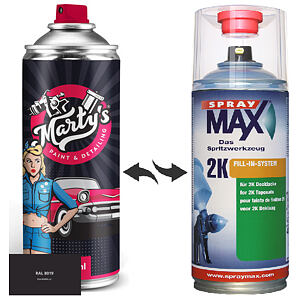 Farba v spreji RAL 8019