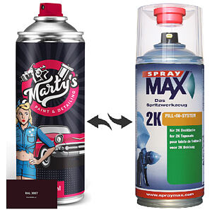 Farba v spreji RAL 3007