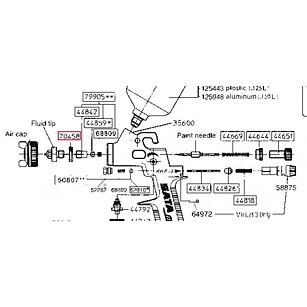 Kompenzačný disk SATA [pre SATAMINIJET] SATA 70458