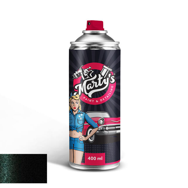 Farba na auto v spreji Mercedes 9185 Melanitschwarz