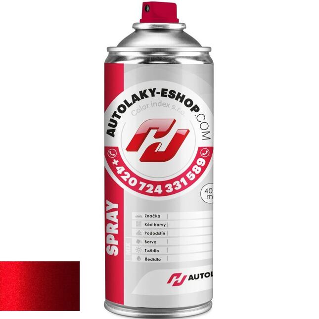 Farba na auto v spreji Toyota 3U9 EMOTIONAL RED 3 2ks/balenie