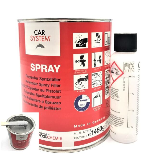 CarSystem Sprejový tmel 1,5 kg/bal. vrátane tužidla