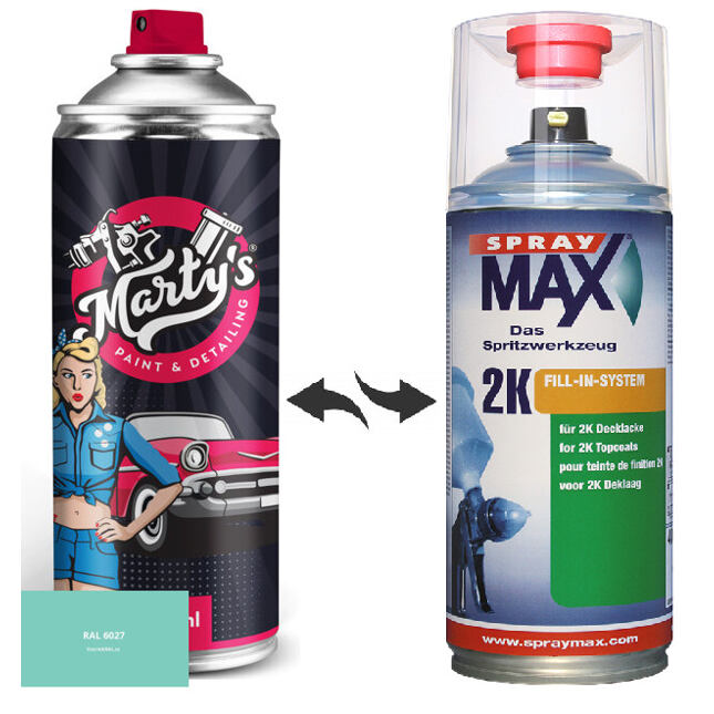 Farba v spreji RAL 6027