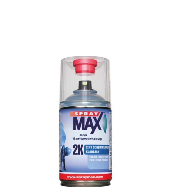 SprayMAX 2K Bezfarebná svetlá farba 2v1 250ml