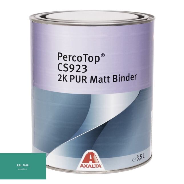 Axalta PercoTop MATT RAL 5018 2K matná polyuretánová farba