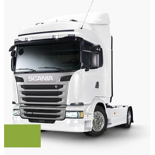 Farba na auto pre Scania Trucks 1527325 LIGHT GREEN SADELLA