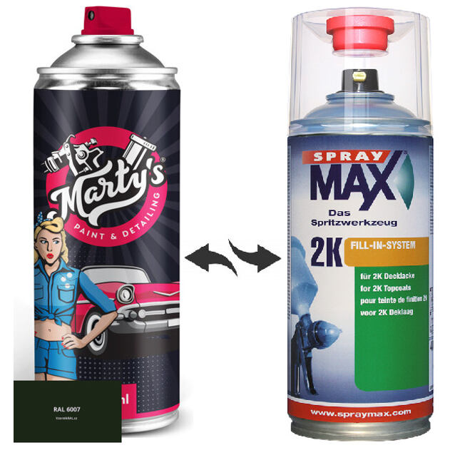 Farba v spreji RAL 6007