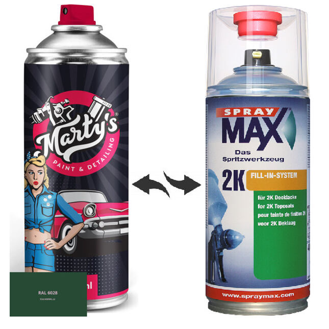 Farba v spreji RAL 6028