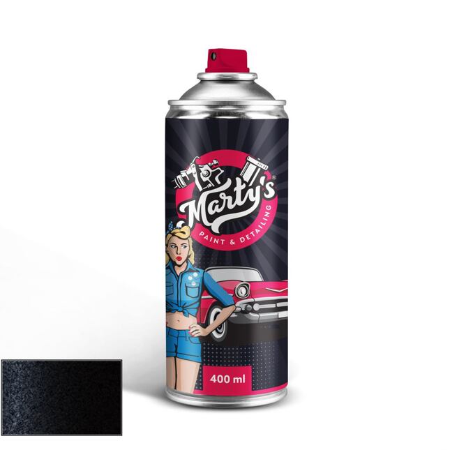 Farba v spreji Porsche LC9X Tiefschwarz