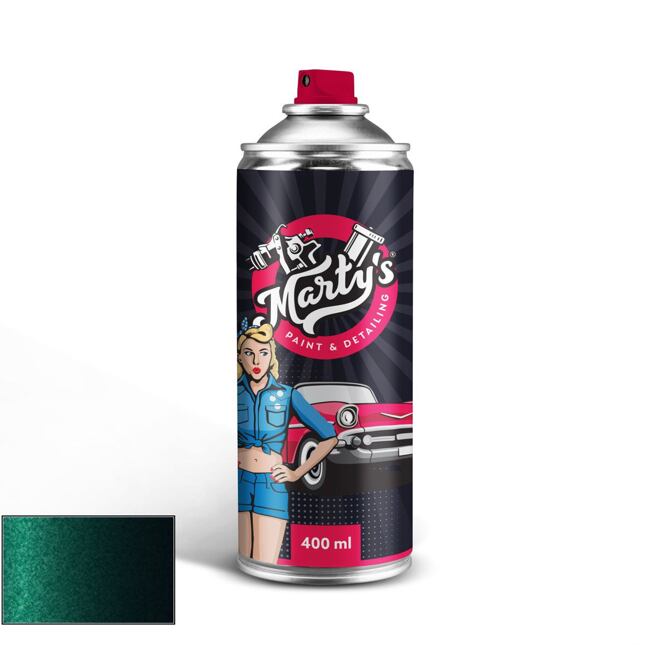 Mini 895 Britská pretekárska zelená farba v spreji