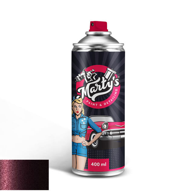 Nissan L42 červená fialová farba v spreji