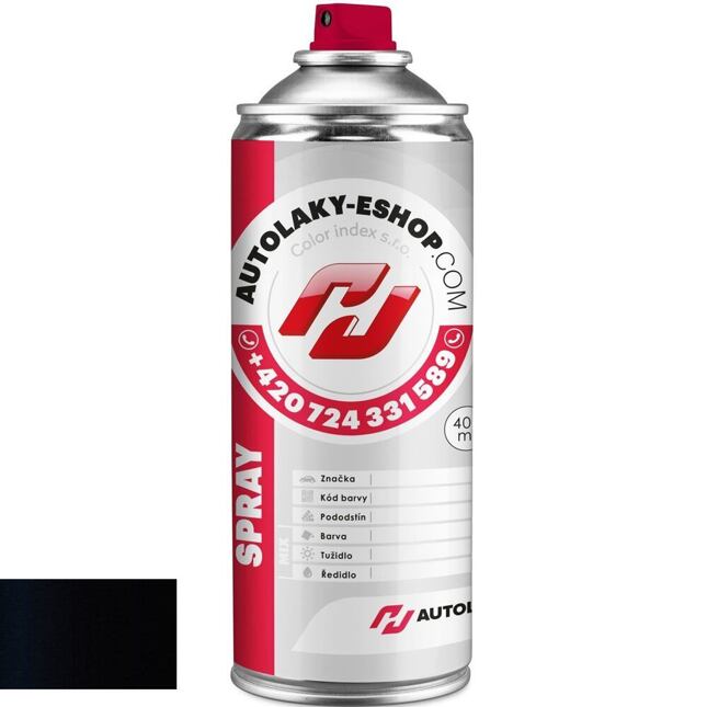 Renault GYA BLACK farba na auto v spreji