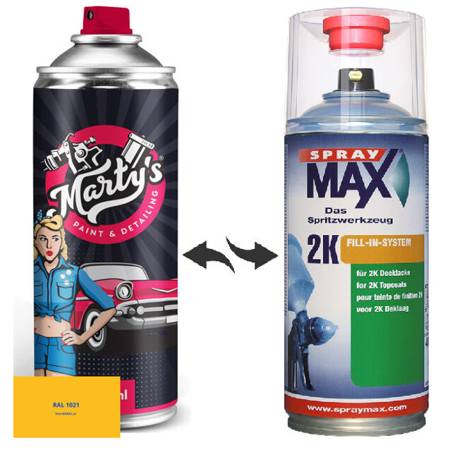 Farba v spreji RAL 1021