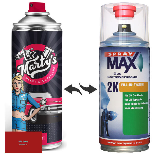 Farba v spreji RAL 3002