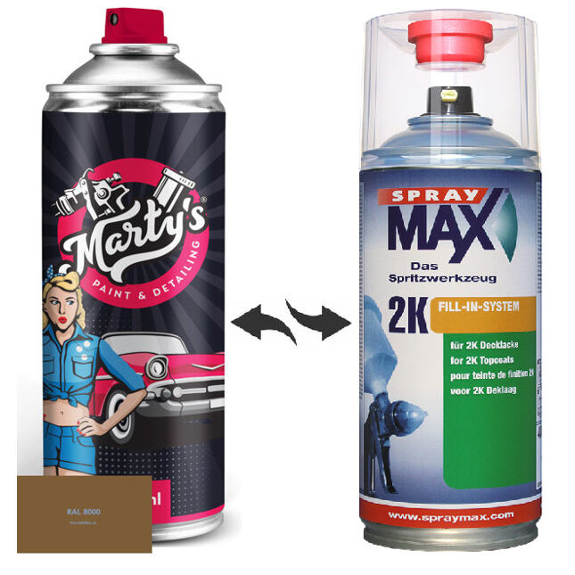 Farba v spreji RAL 8000