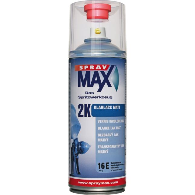 SPRAY MAX 2K Bezfarebná farba v spreji matná 400 ml