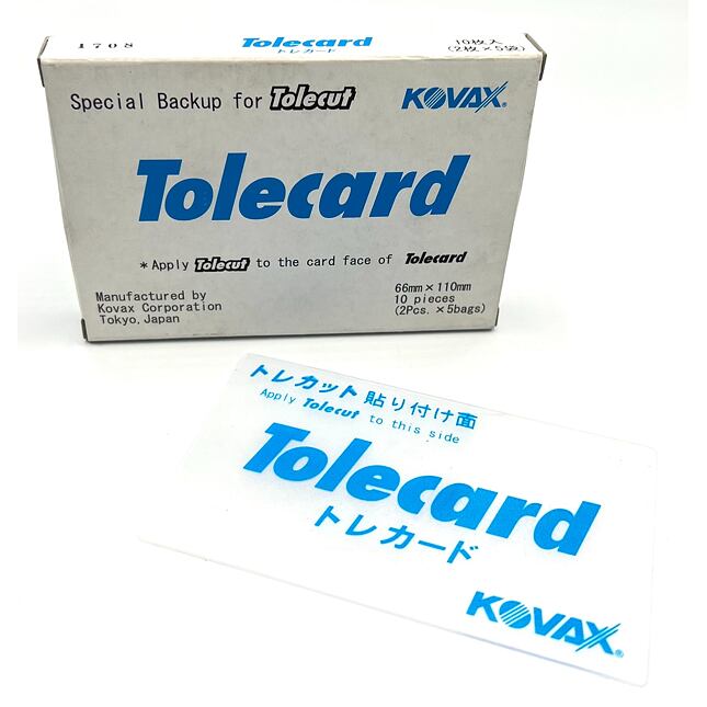 Kovax Tolecard brúsna karta pre formáty ToleCut 66x110 mm