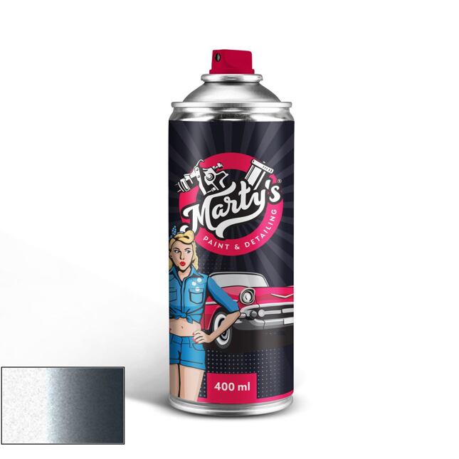 Farba v spreji Porsche L3R7 Liquid Metal Chromblau