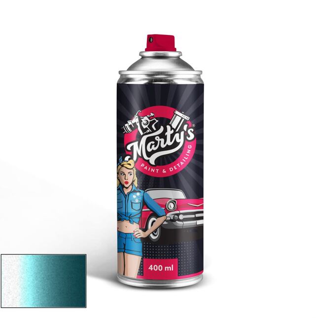 Daewoo 84L Teal Blue farba v spreji