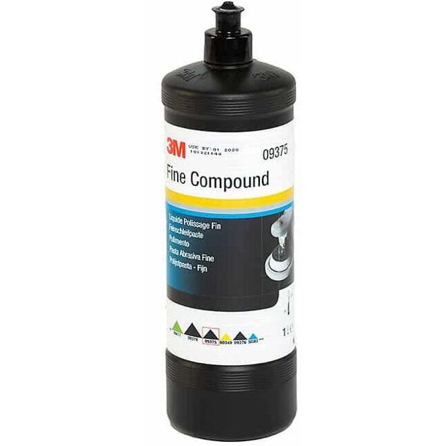 3M 09375 Jemná leštiaca pasta čierna 1l
