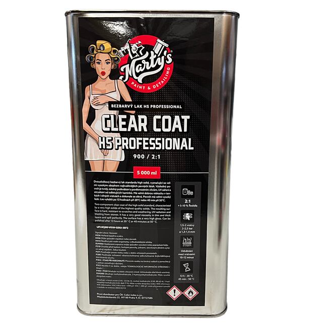 Marty's Clearcoat 5l HS PROFESSIONAL 900/2:1