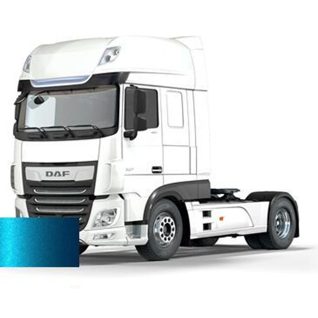 Farba na auto v spreji DAF P5066MEBL CYAN BLUE