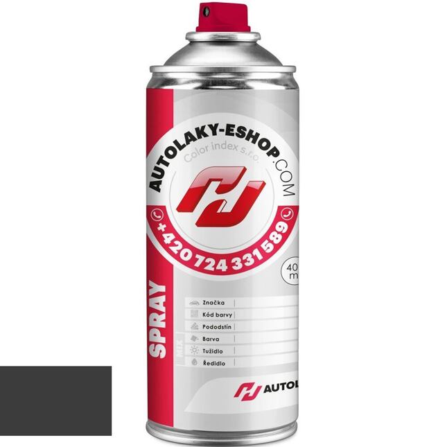 Farba na auto v spreji Hyundai CA BLACK MATTE