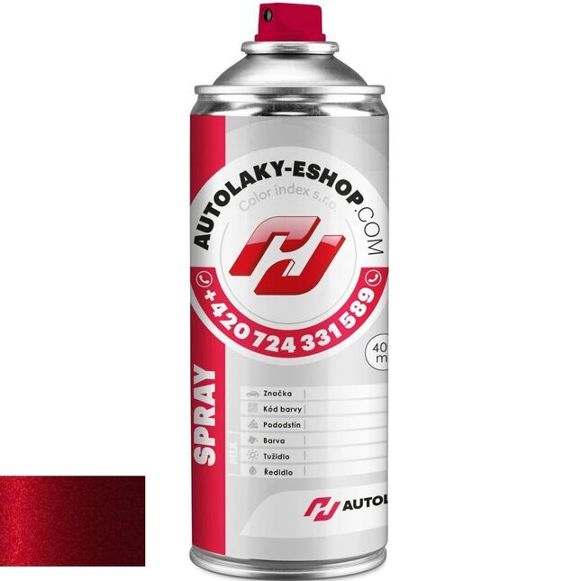 Farba na auto v spreji Suzuki 3T3 SENSUAL RED MICA