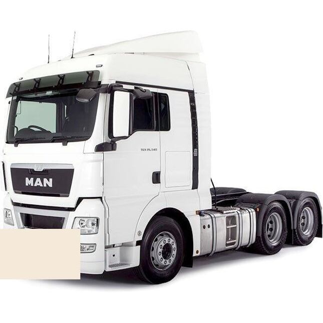 Farba na pištoľ MAN truck 9001 CREMEWEISS RAL9001