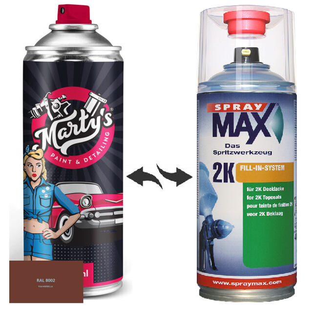 Farba v spreji RAL 8002
