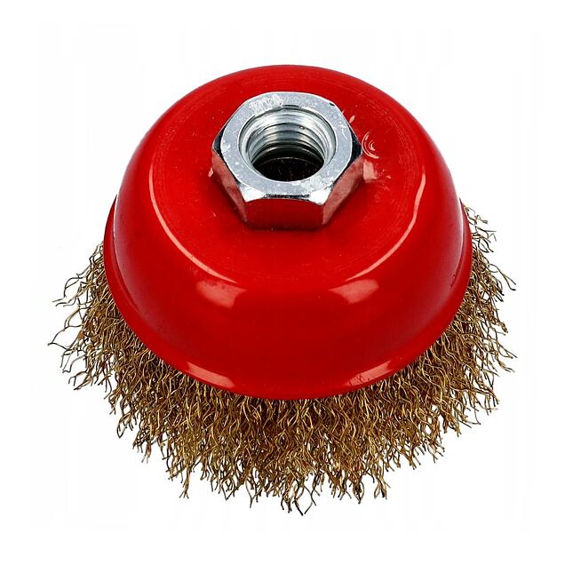 Rotačná drôtená kefa na odstraňovanie hrdze - 75 mm, M14