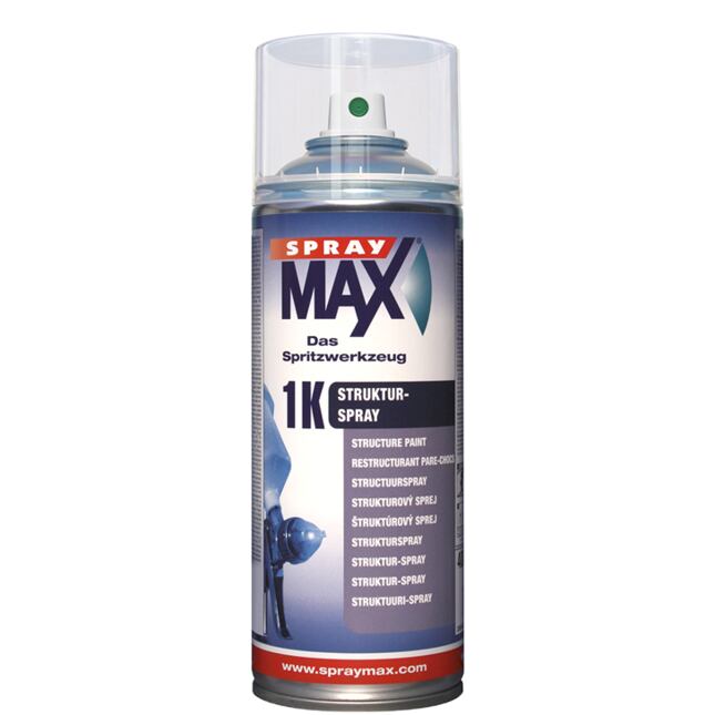 SprayMAX štrukturálny sprej čierny stredný 400ml
