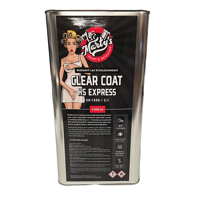 Marty's Clearcoat 5l HS EXPRESS SX-1200 2:1