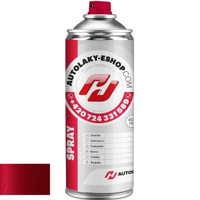 Opel GD6 POWER RED farba v spreji