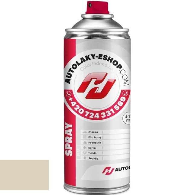 Farba na auto v spreji Renault HNU BLANC IVOIRE