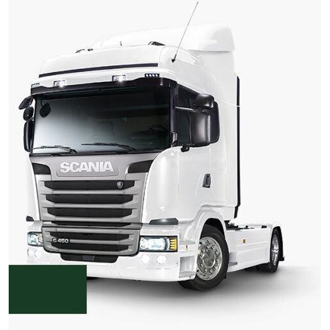 Farba na auto pre nákladné vozidlá Scania DARK GREEN/MORKGRON gun