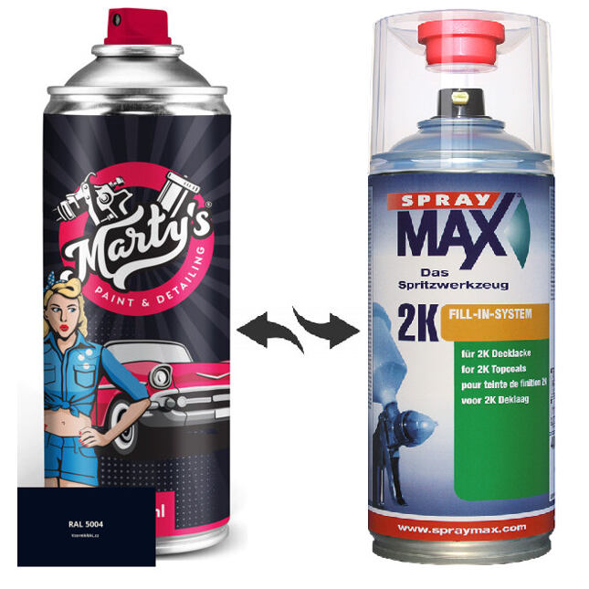 Farba v spreji RAL 5004