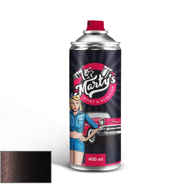 Porsche Nero Vulcano farba v spreji