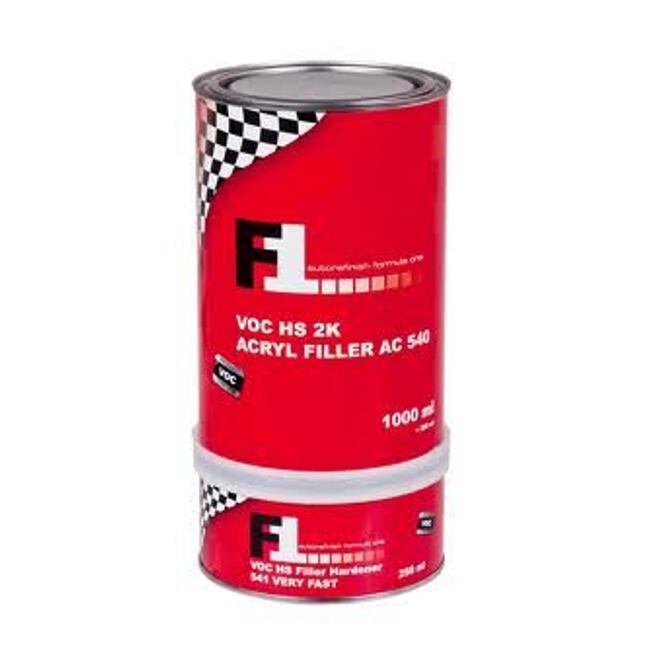 I1 AC540 2K akrylová výplň 4:1 4,5 l/balenie biela