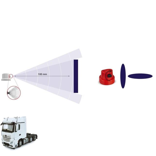 Farba v spreji pre nákladné vozidlá Mercedes 5374 BAYRISCHBLAU