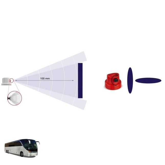 Farba na auto v spreji Setra BUS KS4211 PASTELL PLUTOGRAU