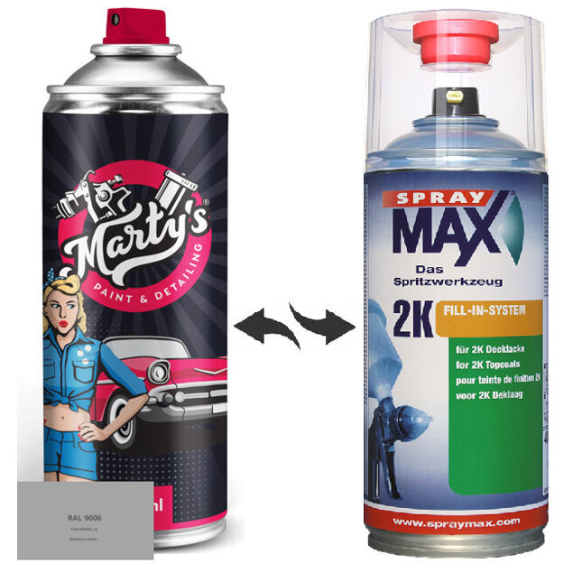 Farba v spreji RAL 9006