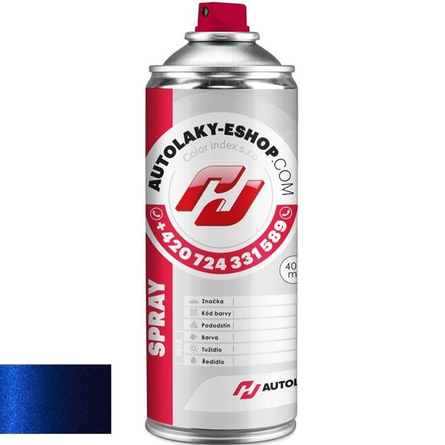 Farba na auto v spreji Hyundai NB5 THUNDER BLUE