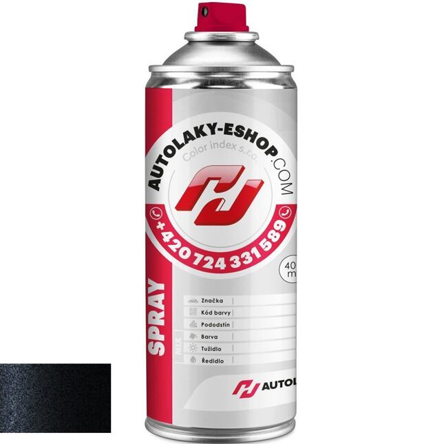 Farba na auto v spreji Suzuki XJ3 BLUISH BLACK 3